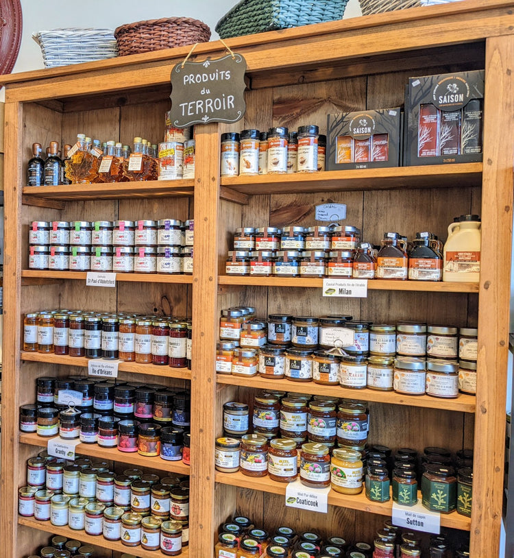 Grand choix de produits du terroir québécois chez Gourmande boutique