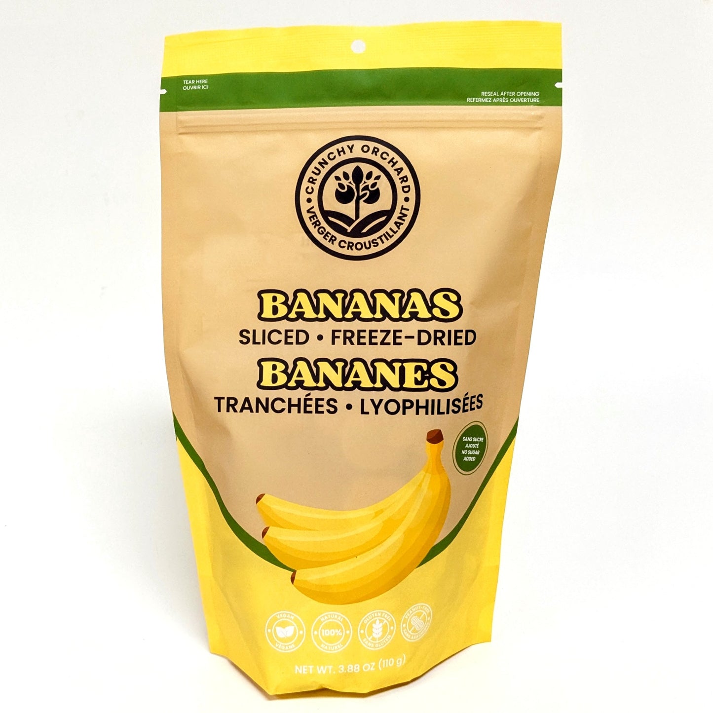 Bananes lyophilisées - Verger croustillant