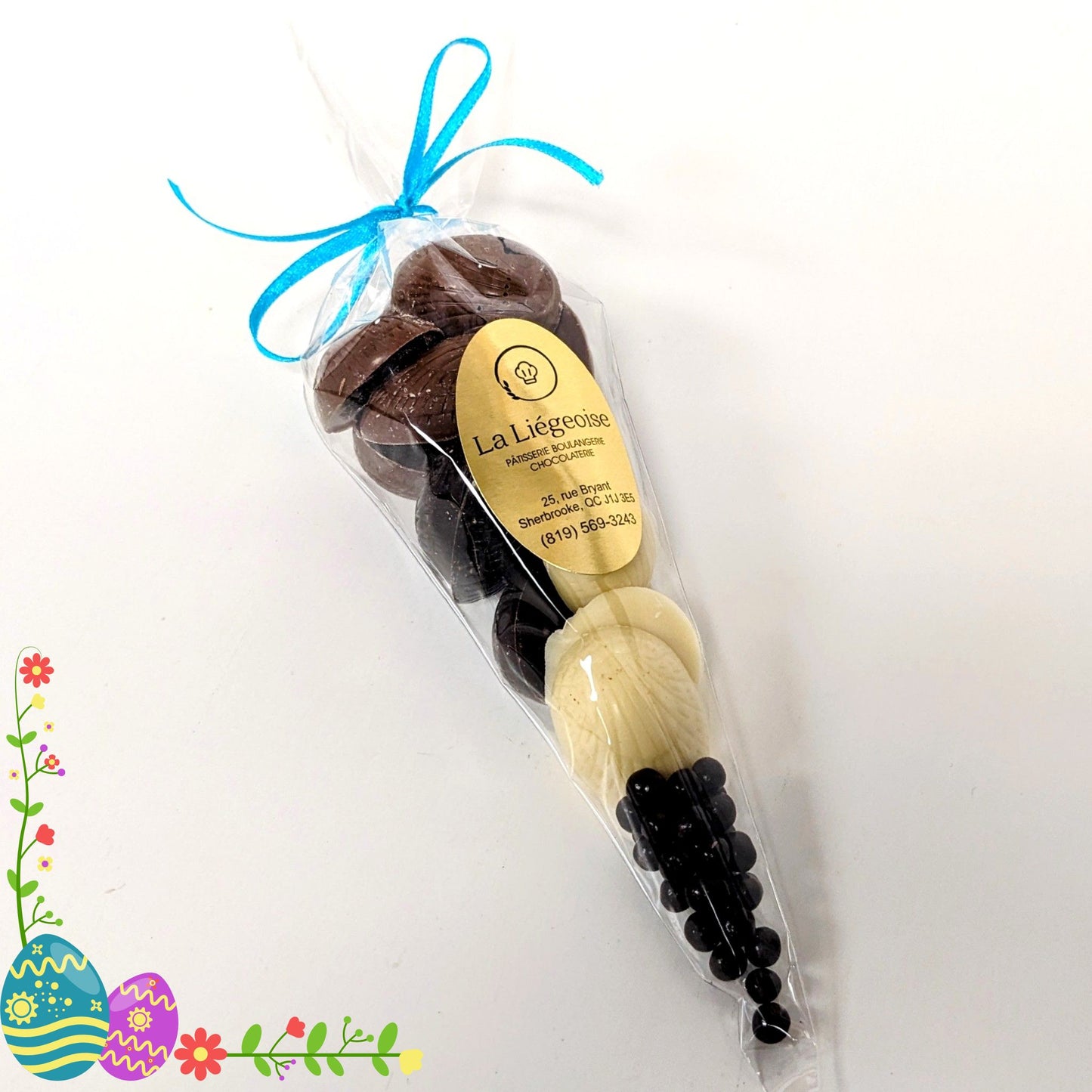 Demi cocos de Pâques en chocolat