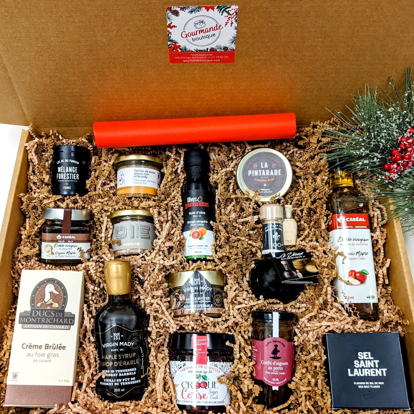 Coffret cadeau Noël gastronomique
