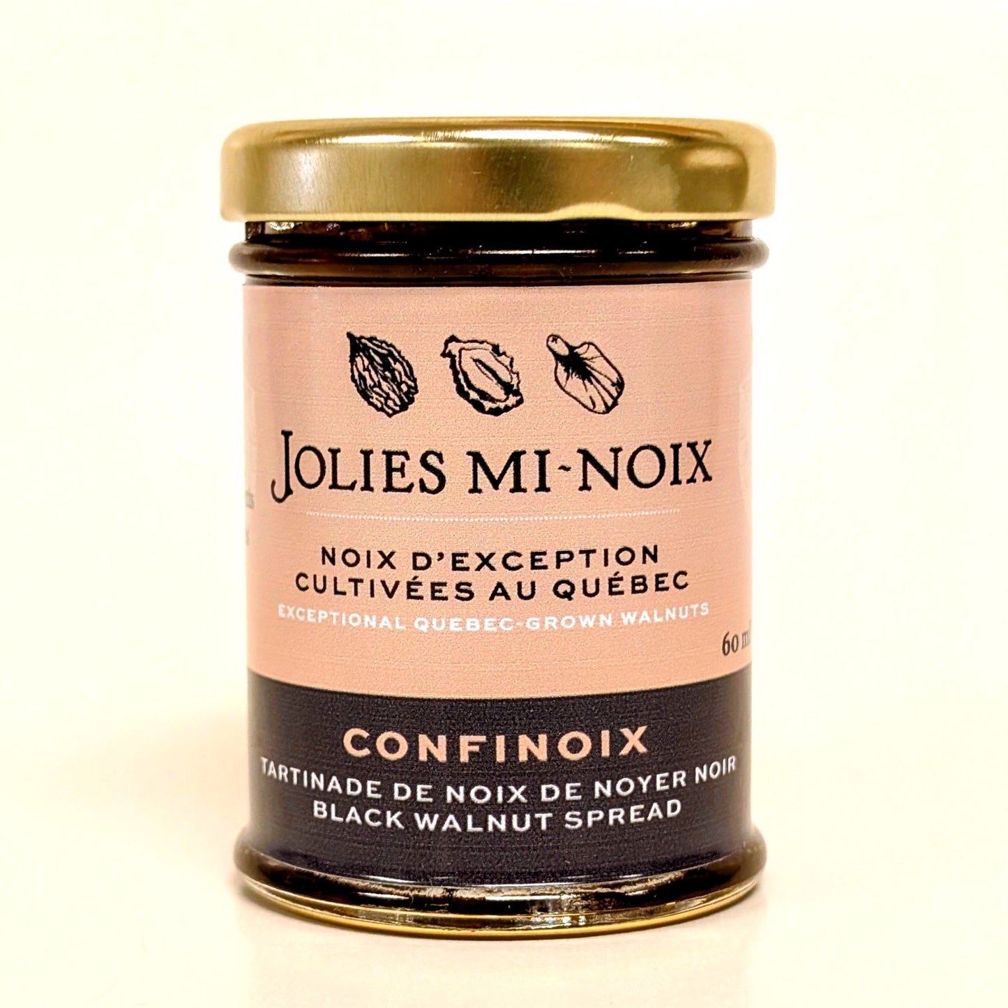 Confinoix - Tartinade de noix de noyer noir - Jolies Mi-Noix