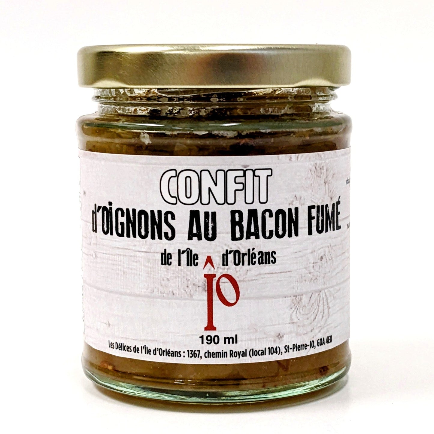 Confit d'oignons au bacon fumé