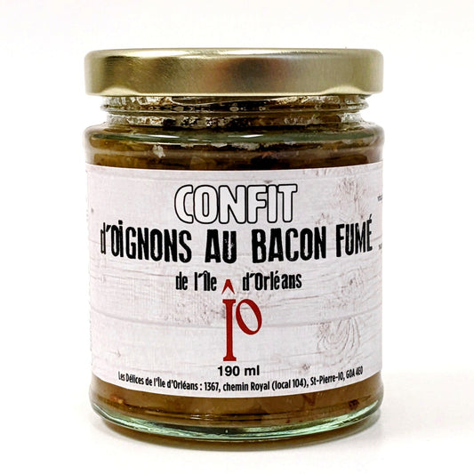 Confit d'oignons au bacon fumé