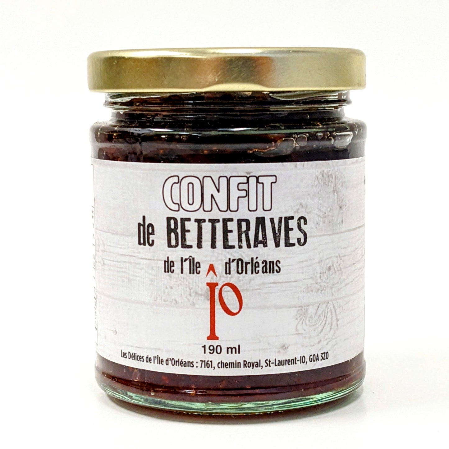 Confit de betteraves de l'Île d'Orléans
