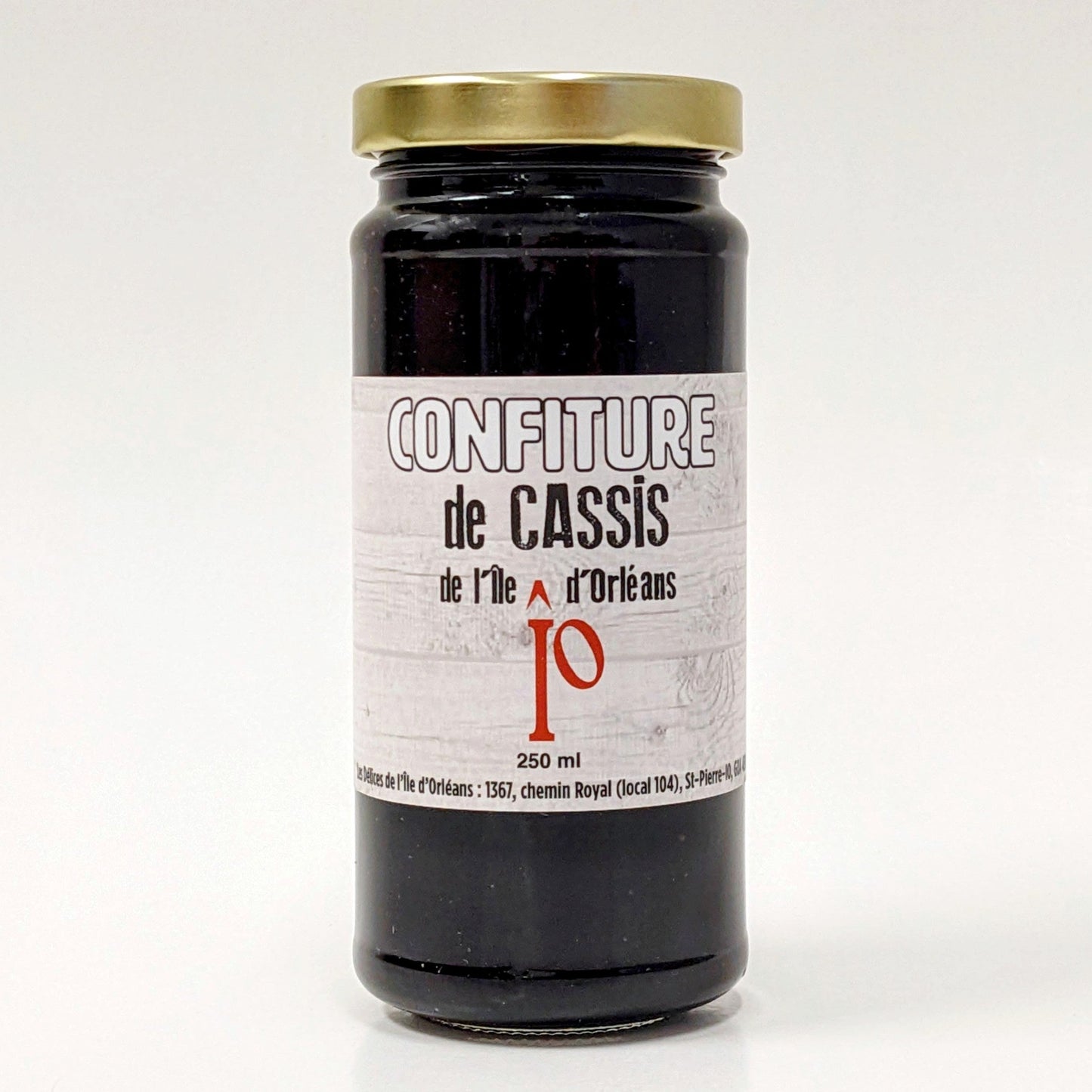 Confiture de cassis de l'Île d'Orléans
