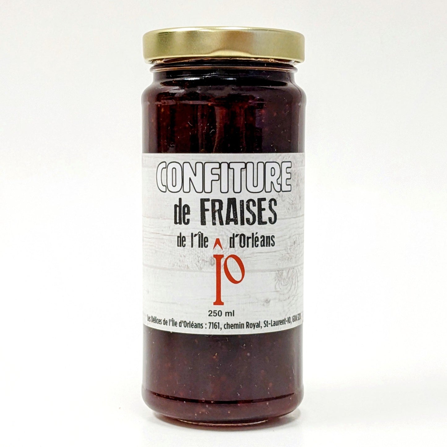 Confiture de fraises de l'Île d'Orléans
