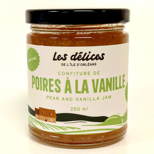 Confiture de poires à la vanille - Les Délices de l'Île d'Orléans