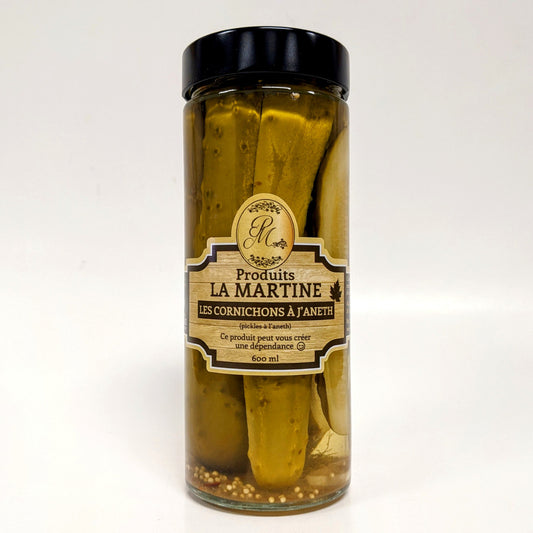 Les Cornichons à J'Aneth - Produits La Martine