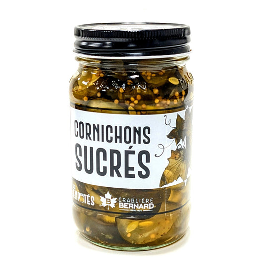 Cornichons sucrés - Érablière Bernard