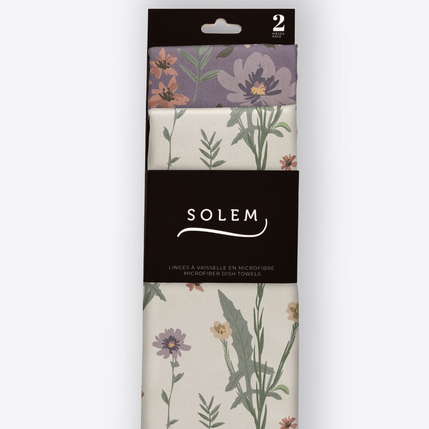 Linges à vaisselle Solem Douce floraison