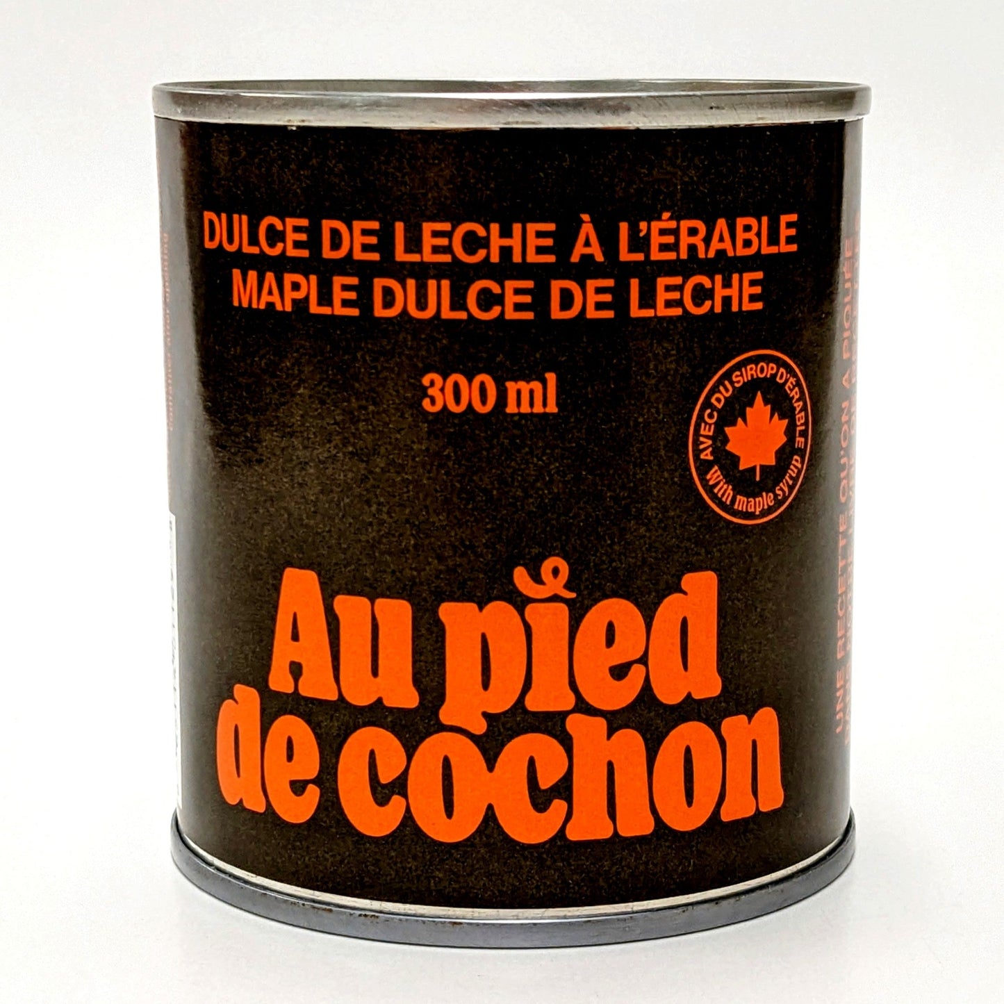 Dulce de leche à l'érable - Au Pied de cochon