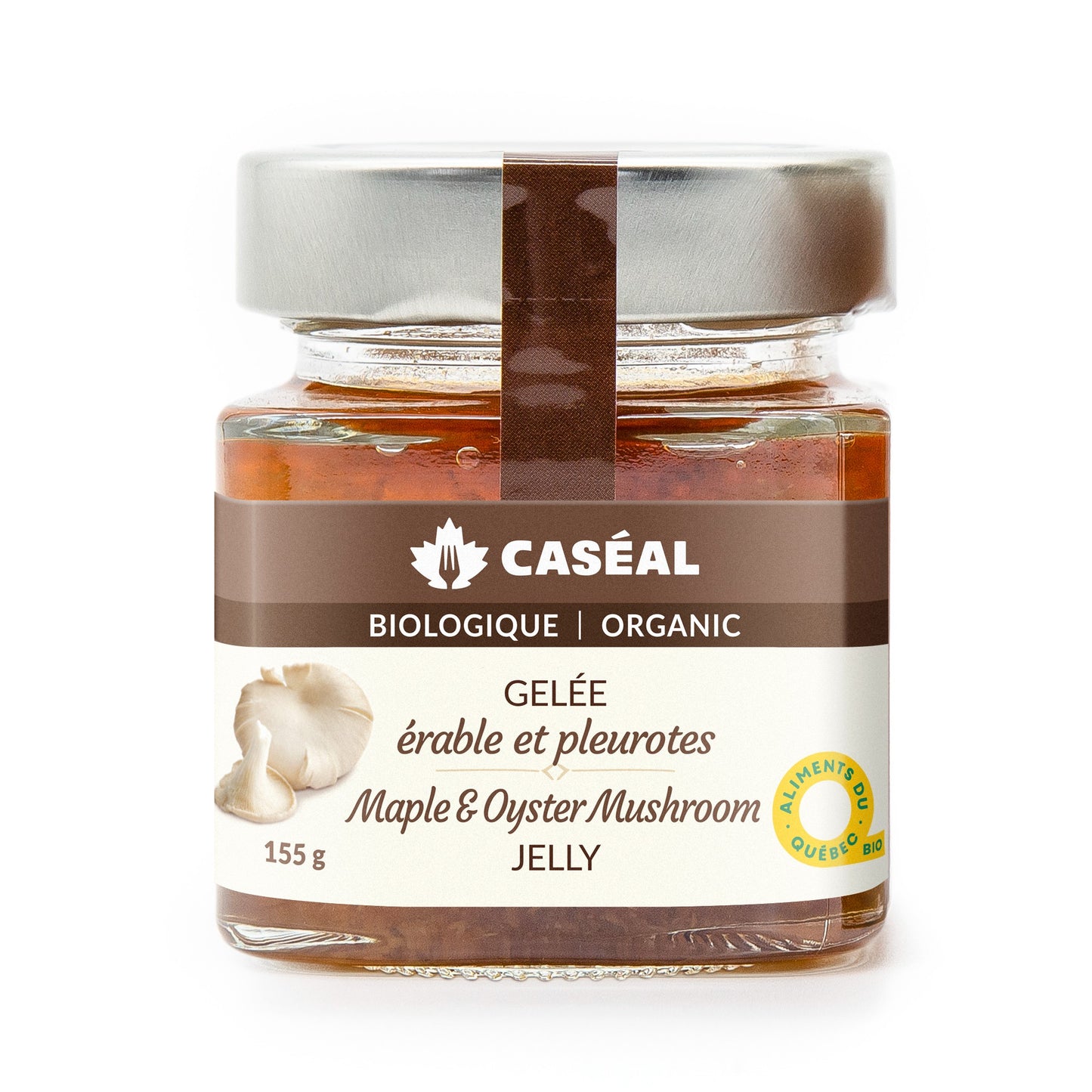 Gelée Érable biologique et pleurotes - Caséal produits fins de l'érable