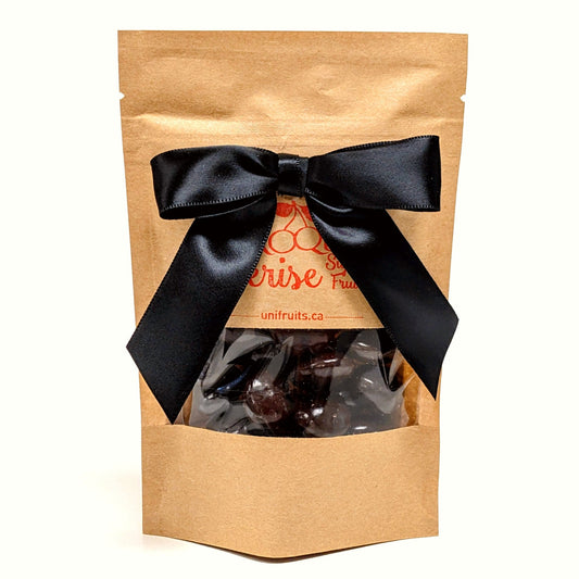 Griottes enrobées de chocolat noir - Croque Cerise