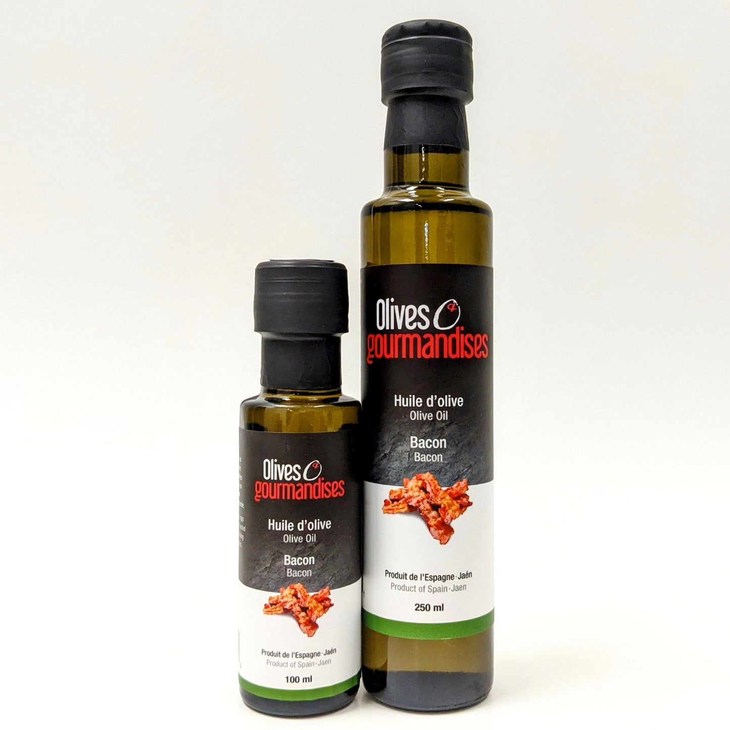 Huile d'olive au bacon - Olives et gourmandises