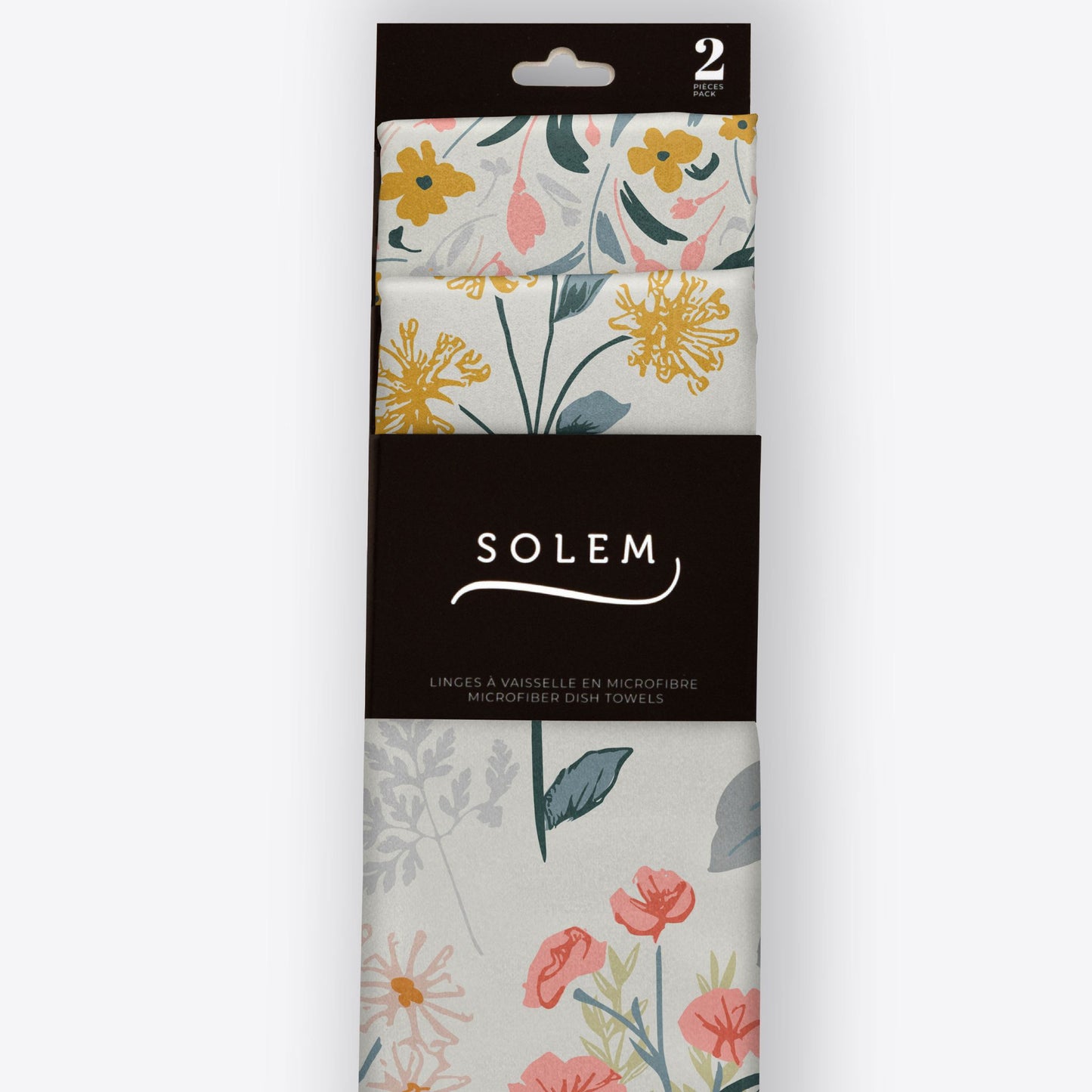 Linges à vaisselle Solem Harmonie florale