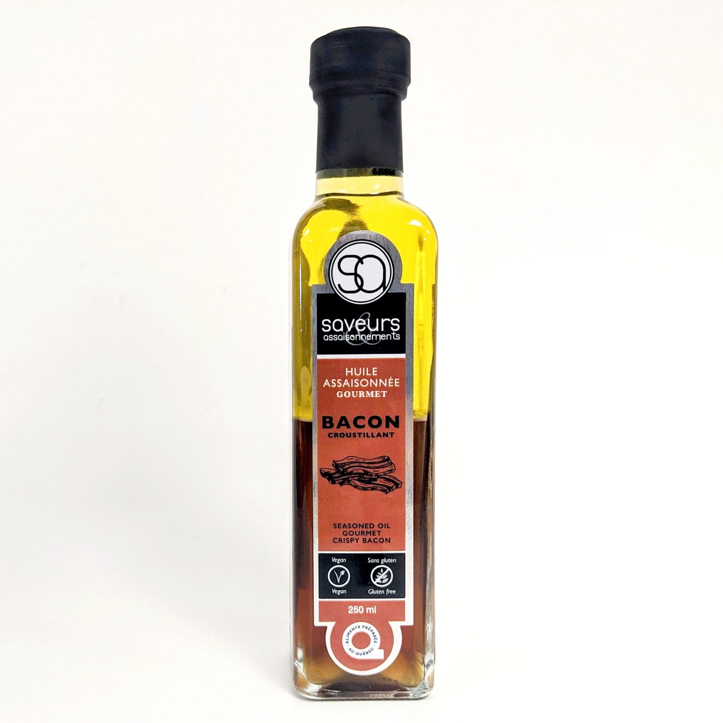 Huile assaisonnée Bacon croustillant - Saveurs et assaisonnements