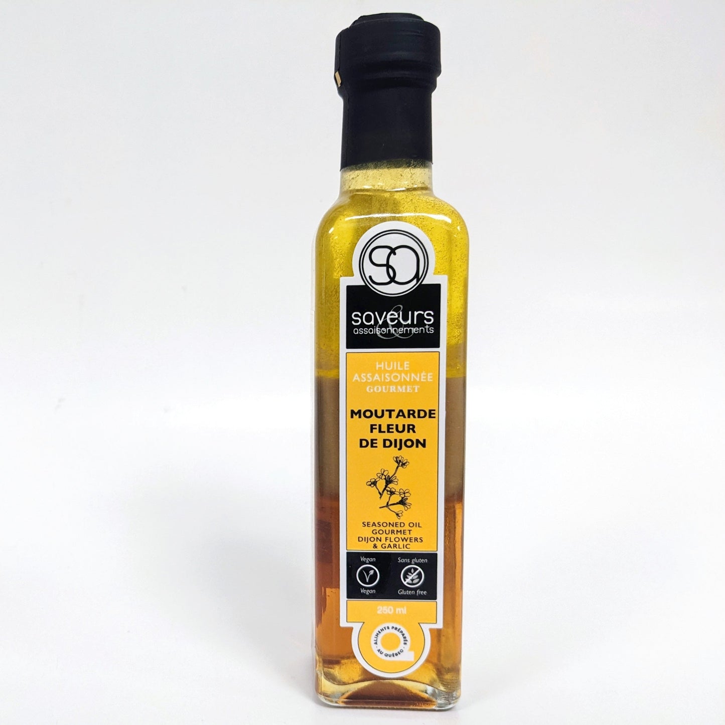 Huile assaisonnée Moutarde Fleur de Dijon - Saveurs et assaisonnements