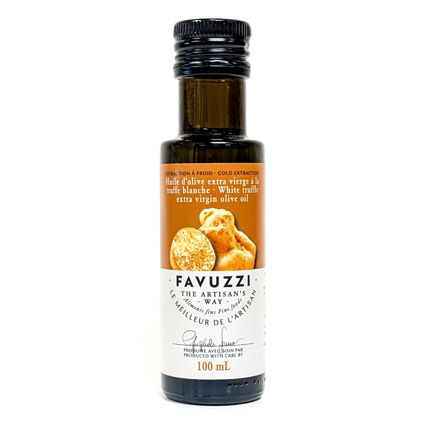 Huile d'olive extra vierge à truffe blanche - Favuzzi