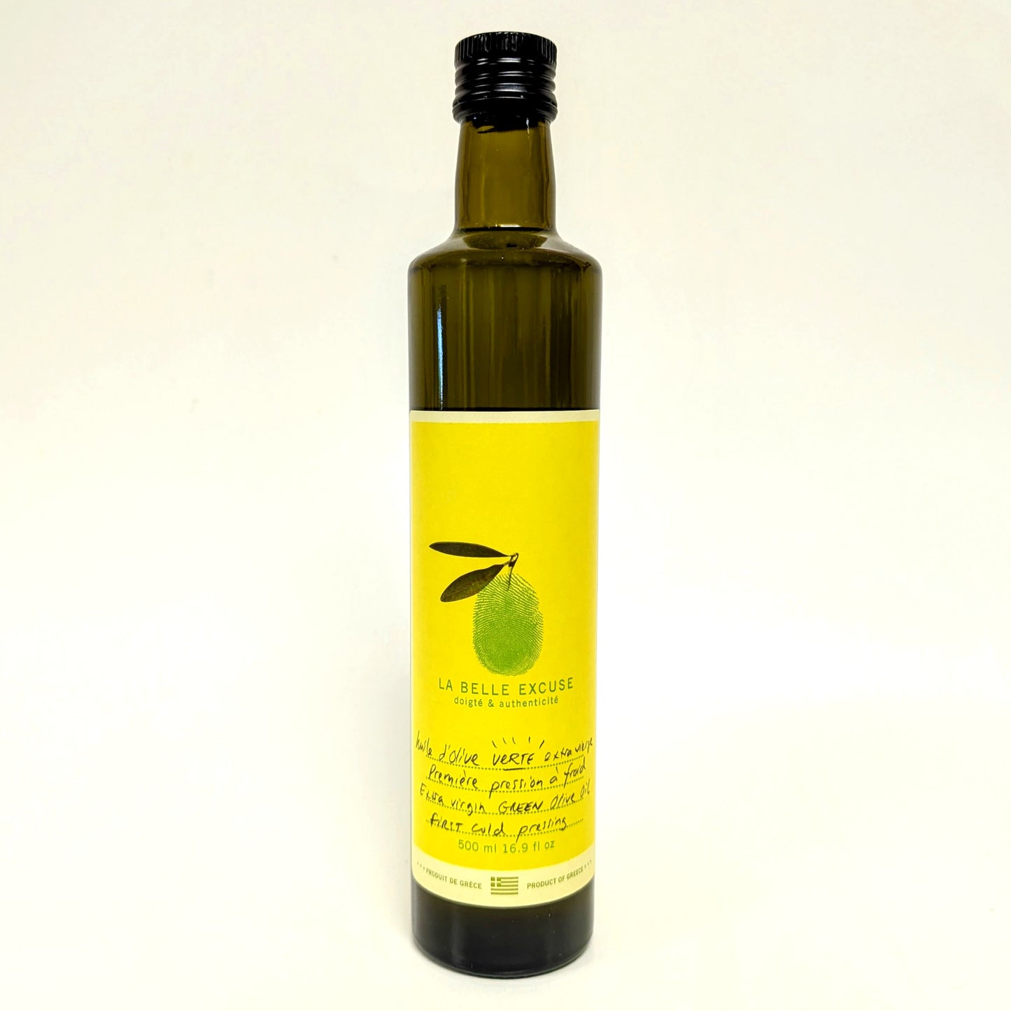 Huile d'olive verte La Belle Excuse