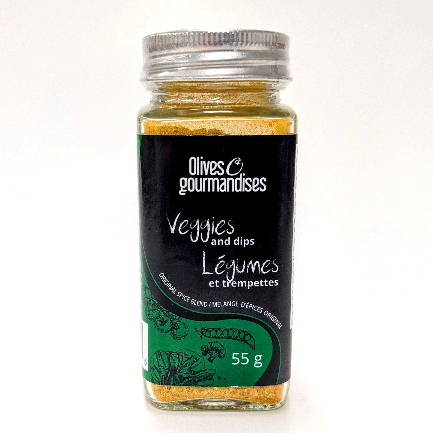 Mélange d'épices pour légumes et trempettes - Olives et gourmandises