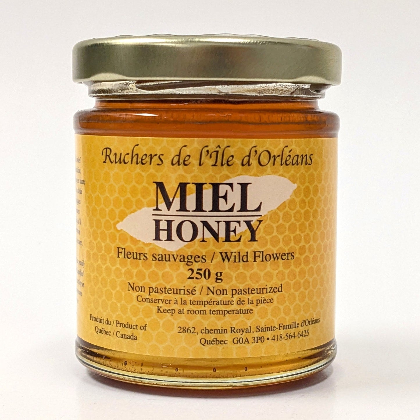 Miel Fleurs sauvages - Rucher de l'Île d'Orélans