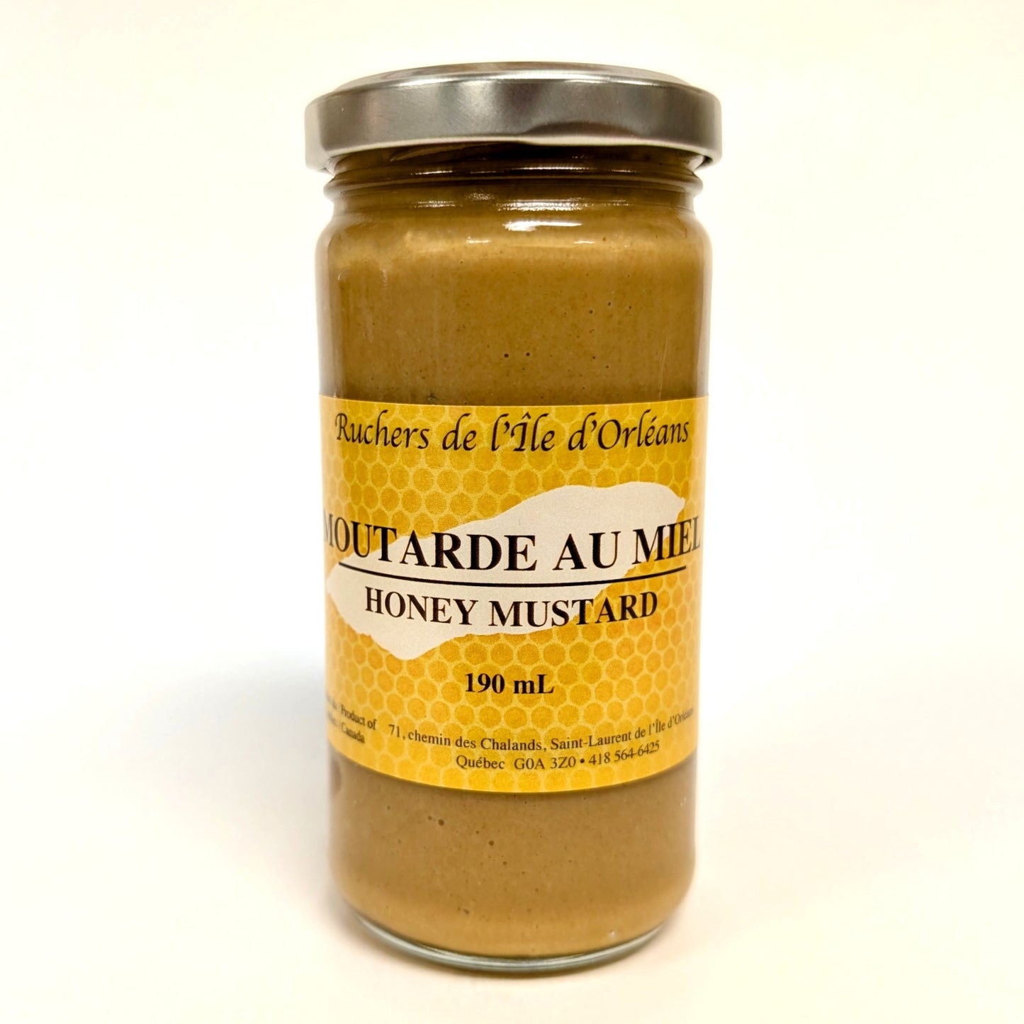 Moutarde au miel - Ruchers de l'Île d'Orléans