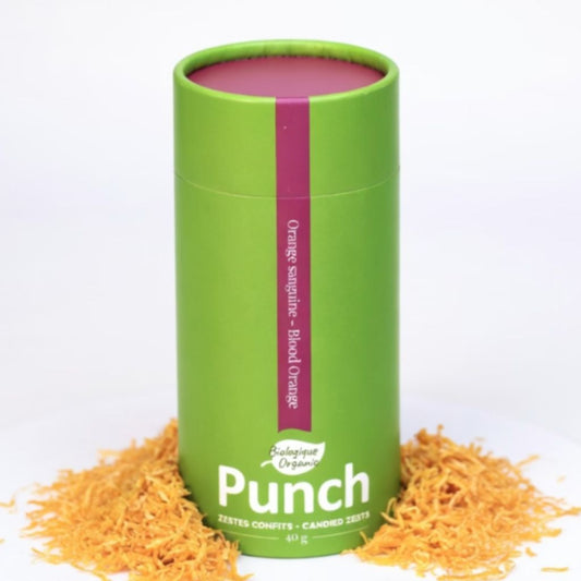Zestes confits d'orange sanguine - Punch