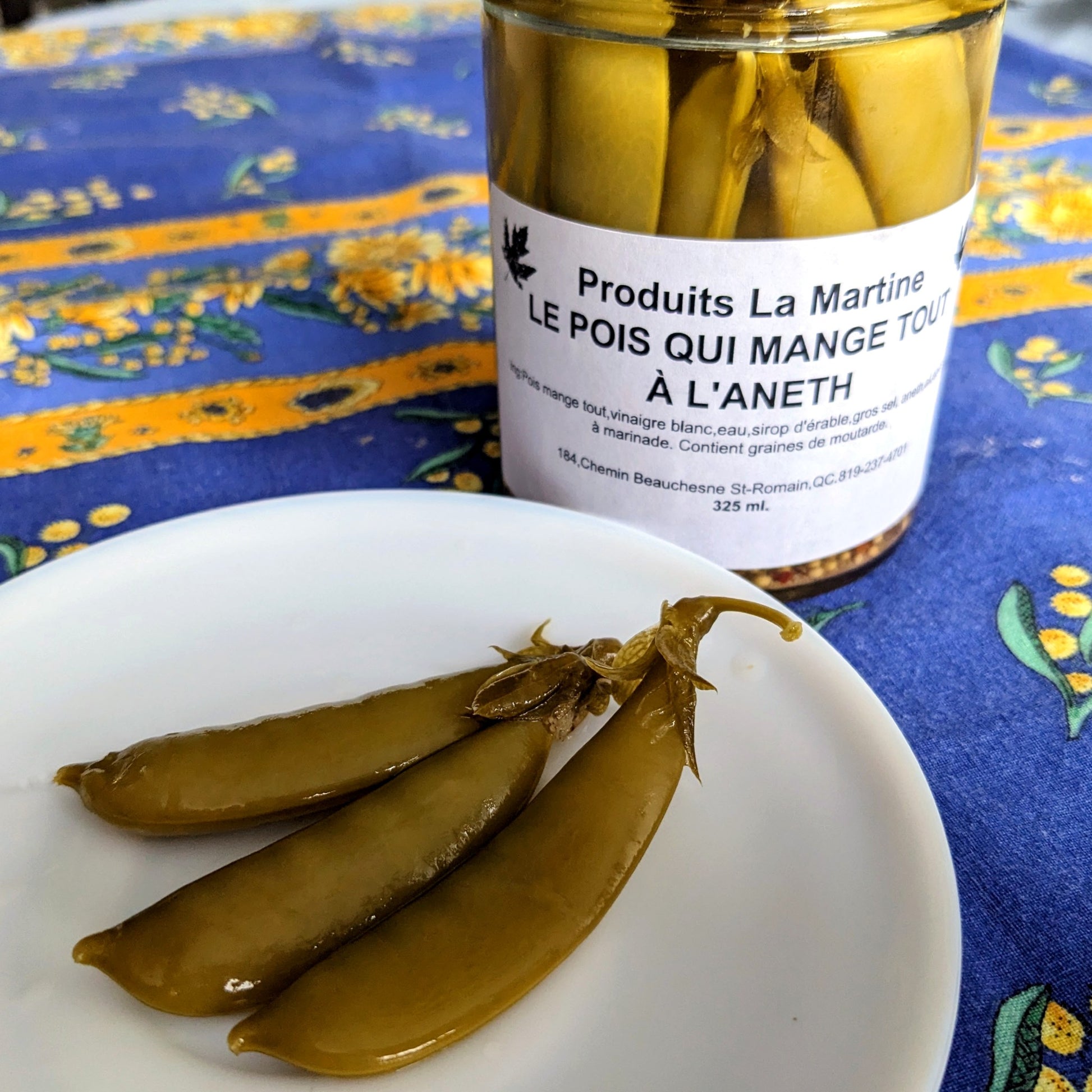 Le Pois qui mange-tout à l'aneth - Produits La Martine