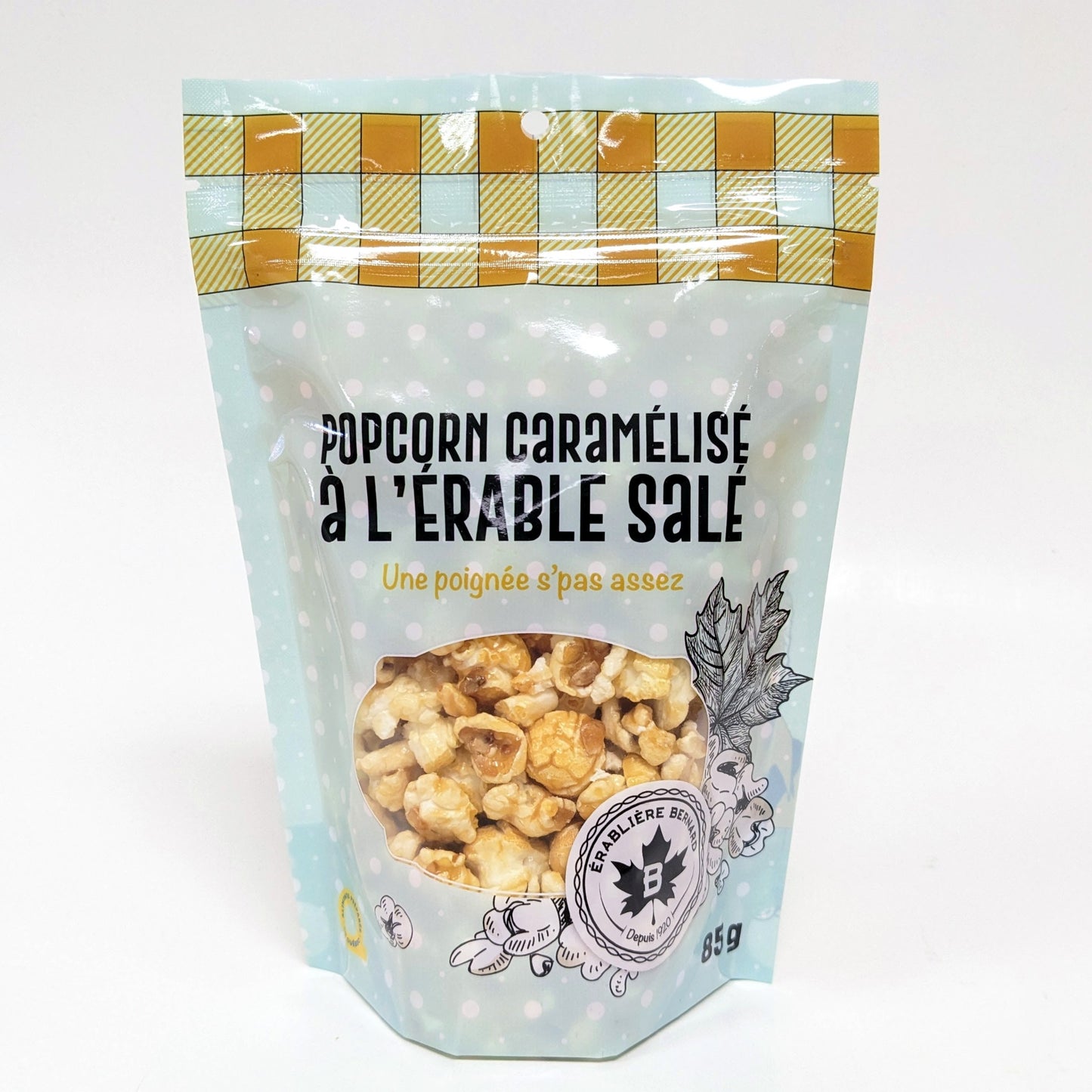 Popcorn caramélisé à l'érable salé - Érablière Bernard