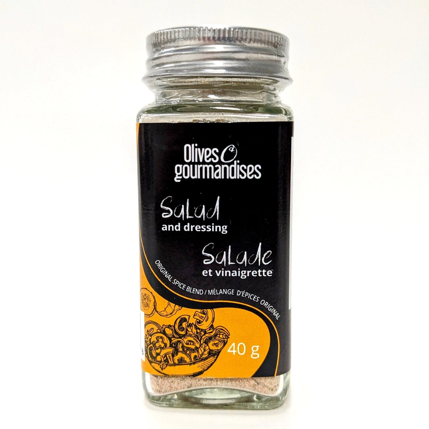 Mélange d'épicesSalade et vinaigrette - Olives et gourmandises