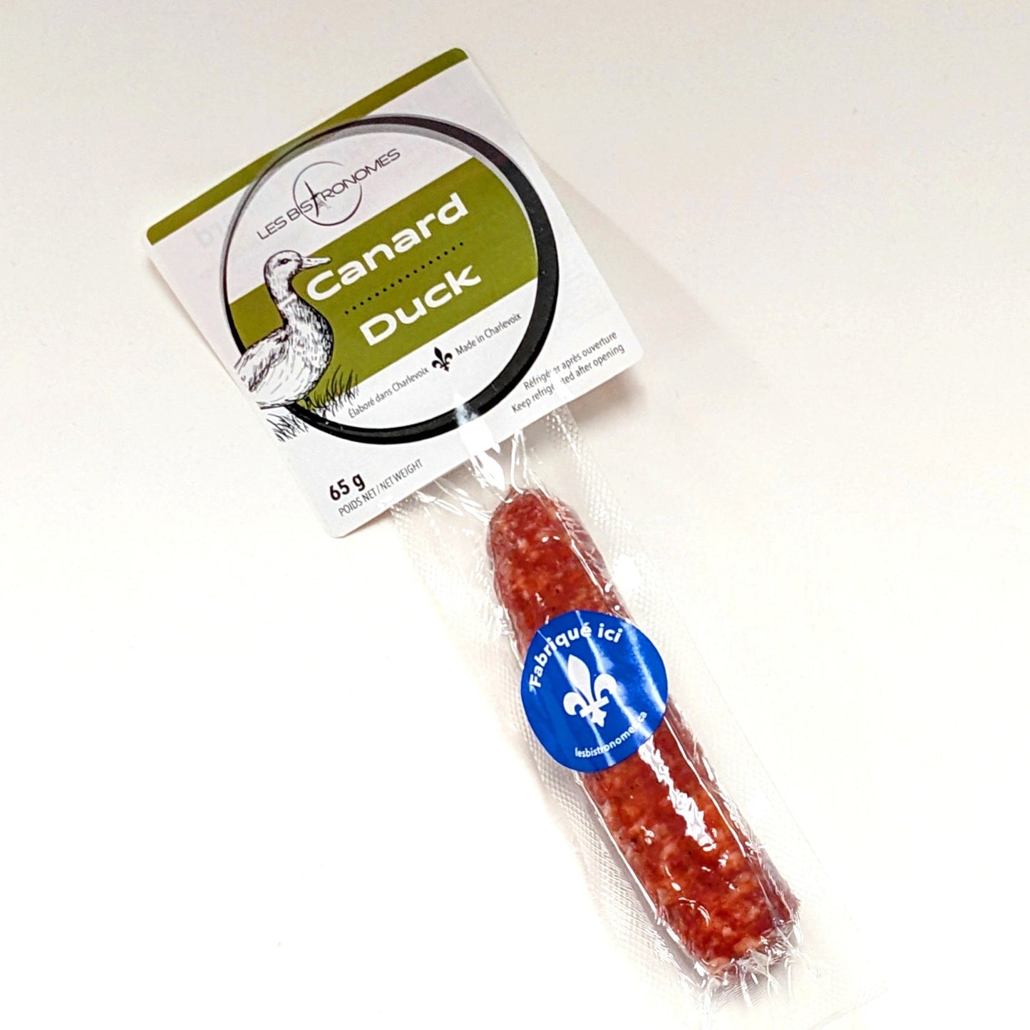 Saucisson de canard - Les Bistronomes