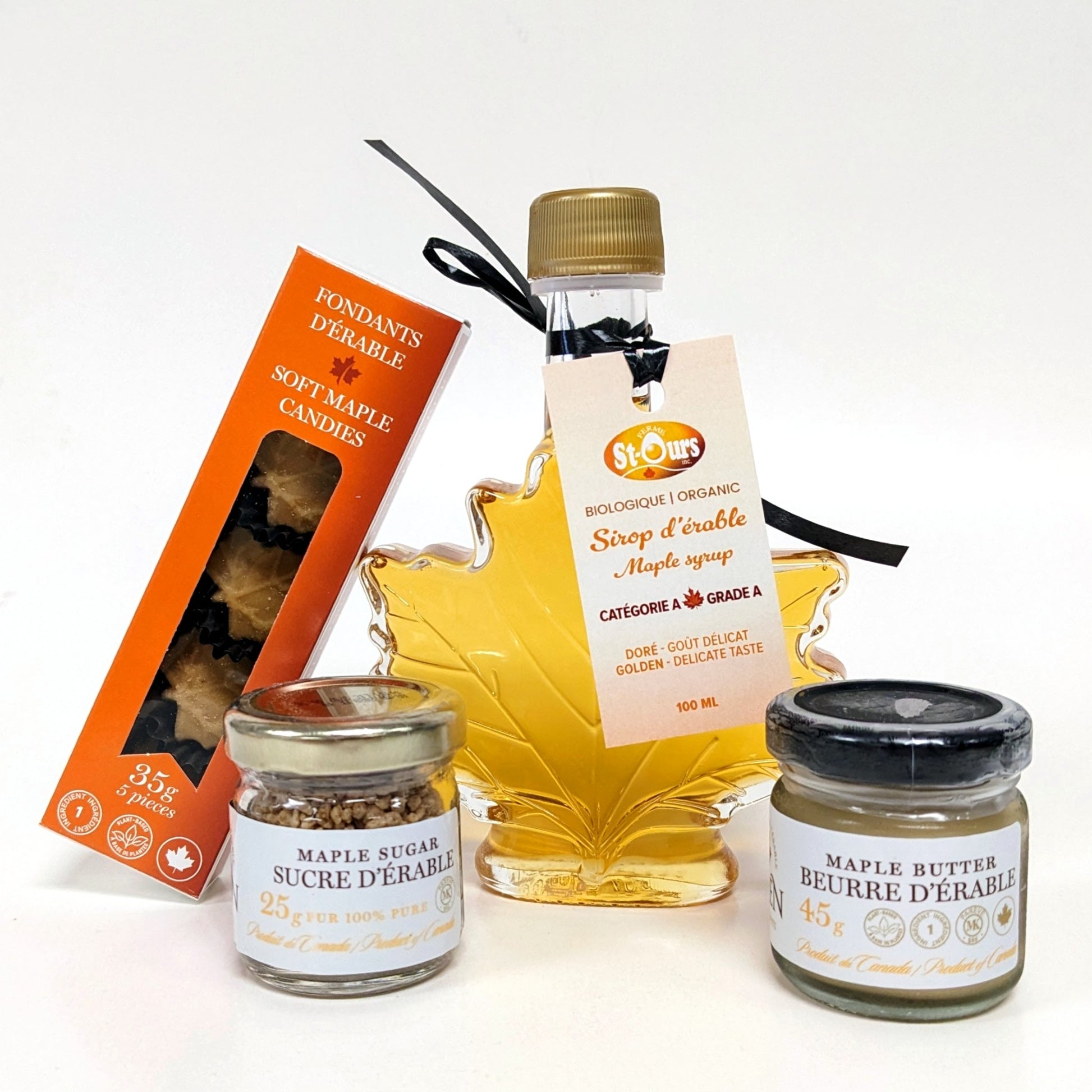 Contenu du Coffret cadeau Souvenir du Québec - Gourmande boutique