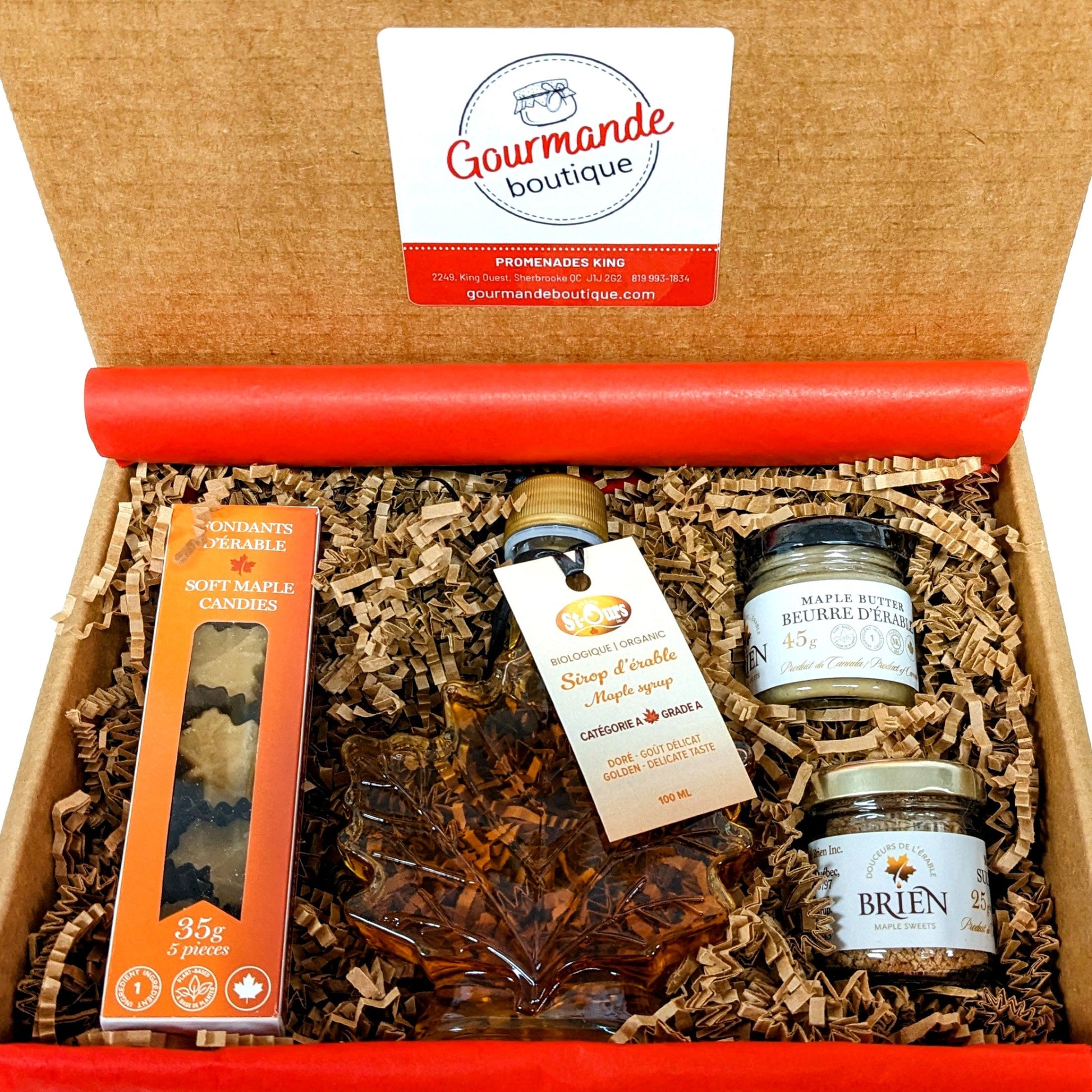 Coffret cadeau Souvenir du Québec - Gourmande boutique