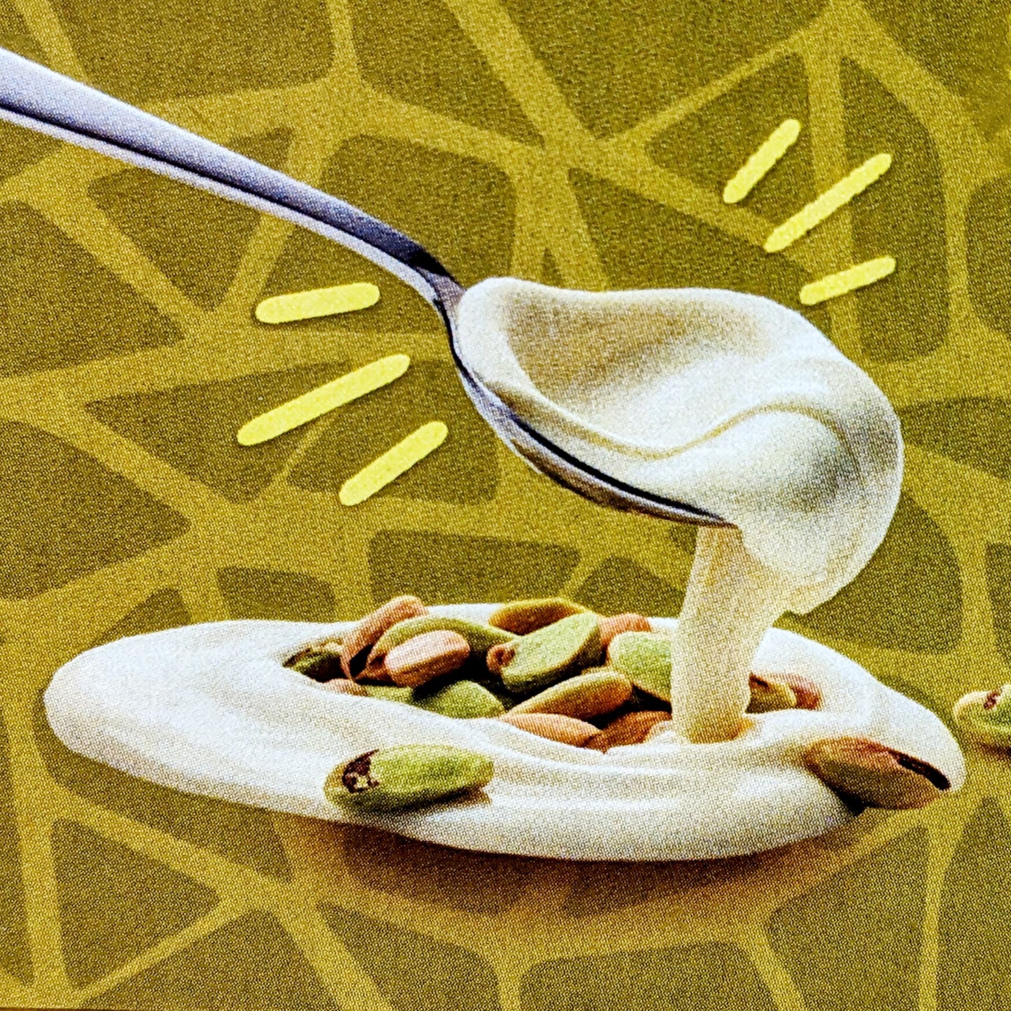 Tartinade Pistache et chocolat blanc - Yolo !