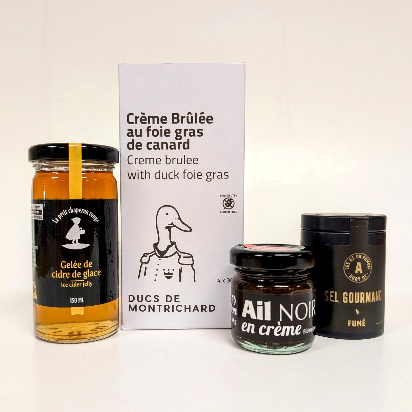 Produits du coffret cadeau Trésors du terroir