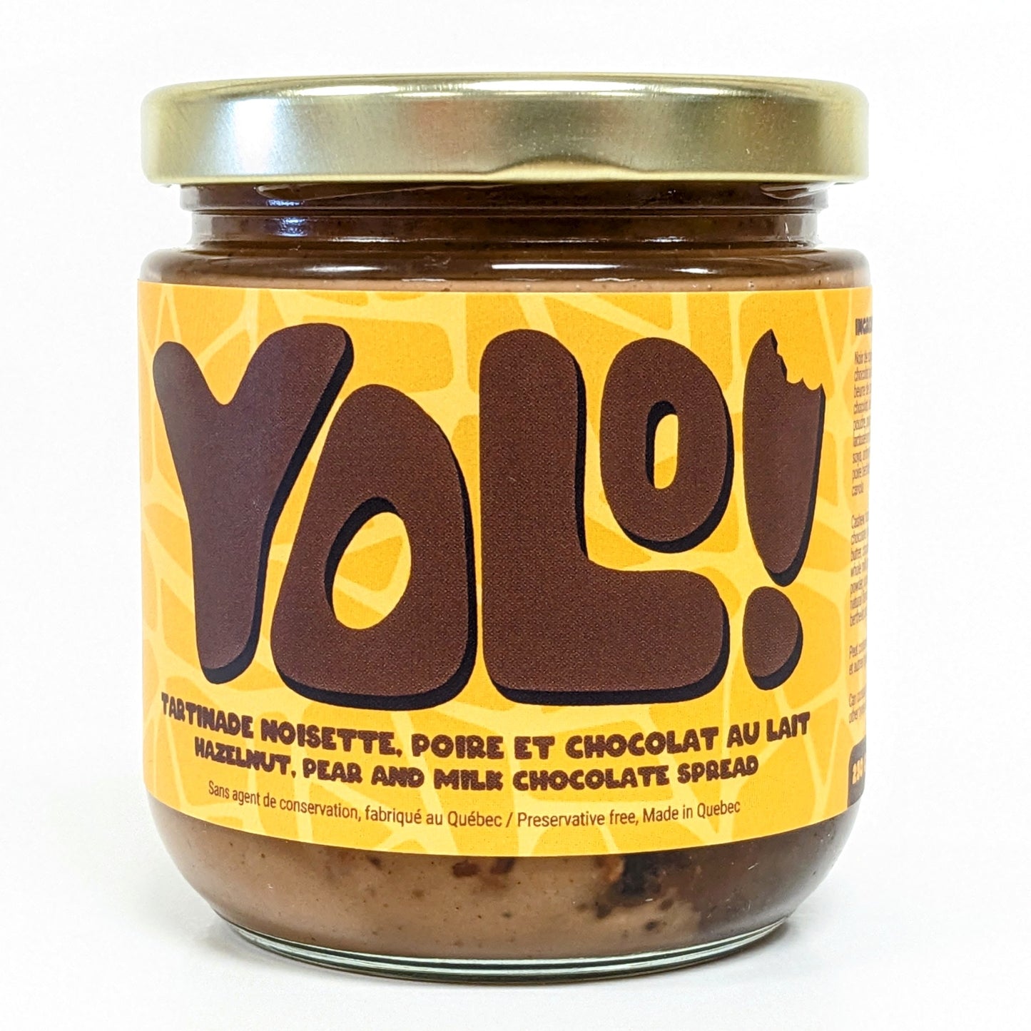 Tartinade Noisette, poire et chocolat - Yolo !