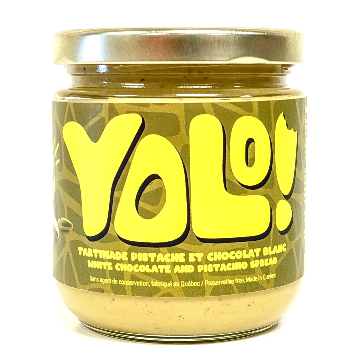 Tartinade Pistache et chocolat blanc - Yolo !