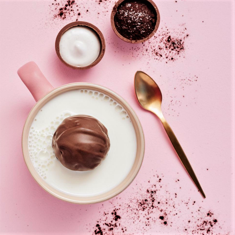 Bombes fondantes pour chocolat chaud