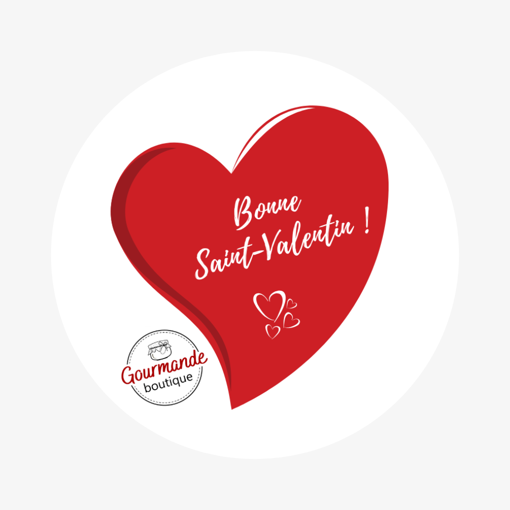Emballage cadeau Saint-Valentin