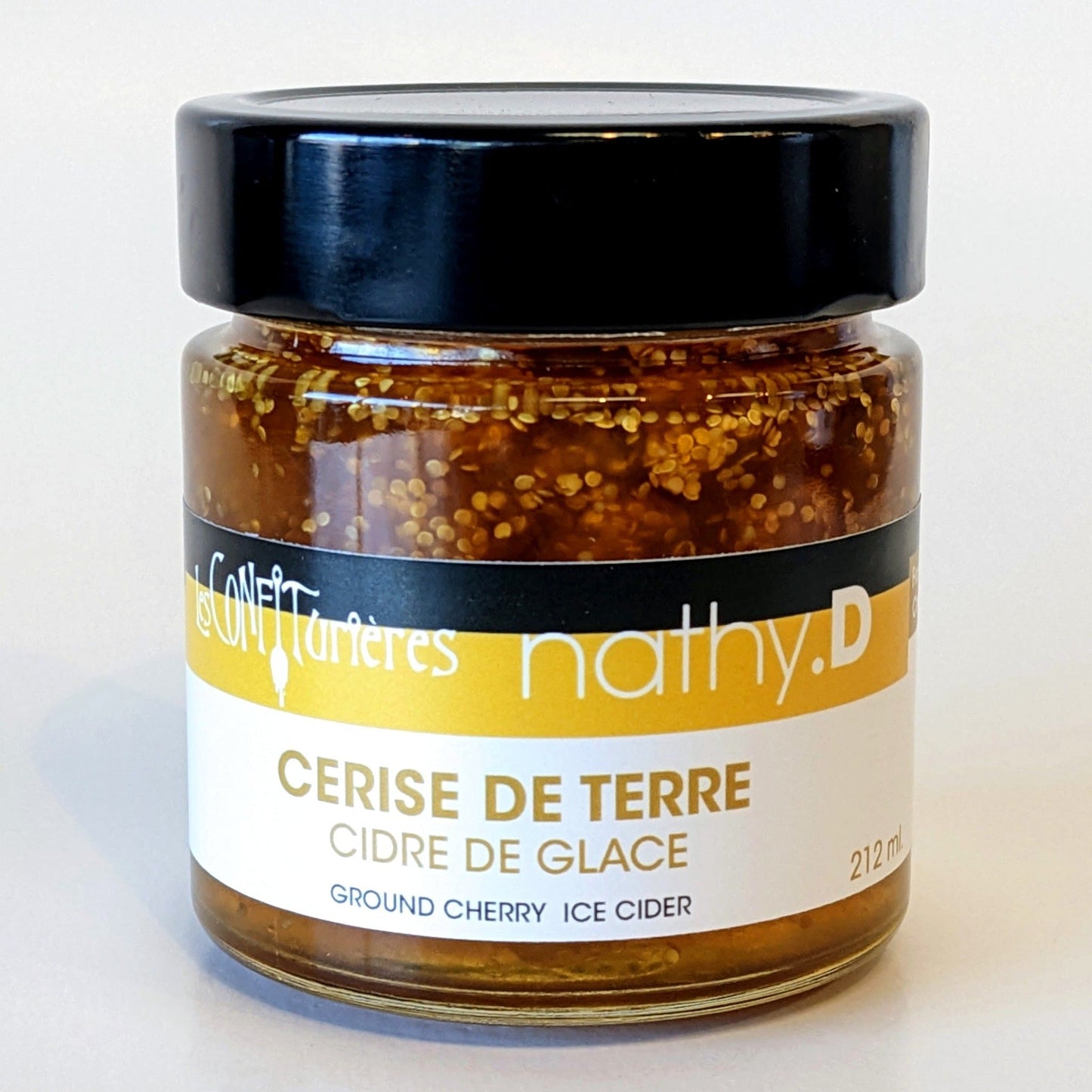 Confiture cerise de terre et cidre de glace Les Confiturières