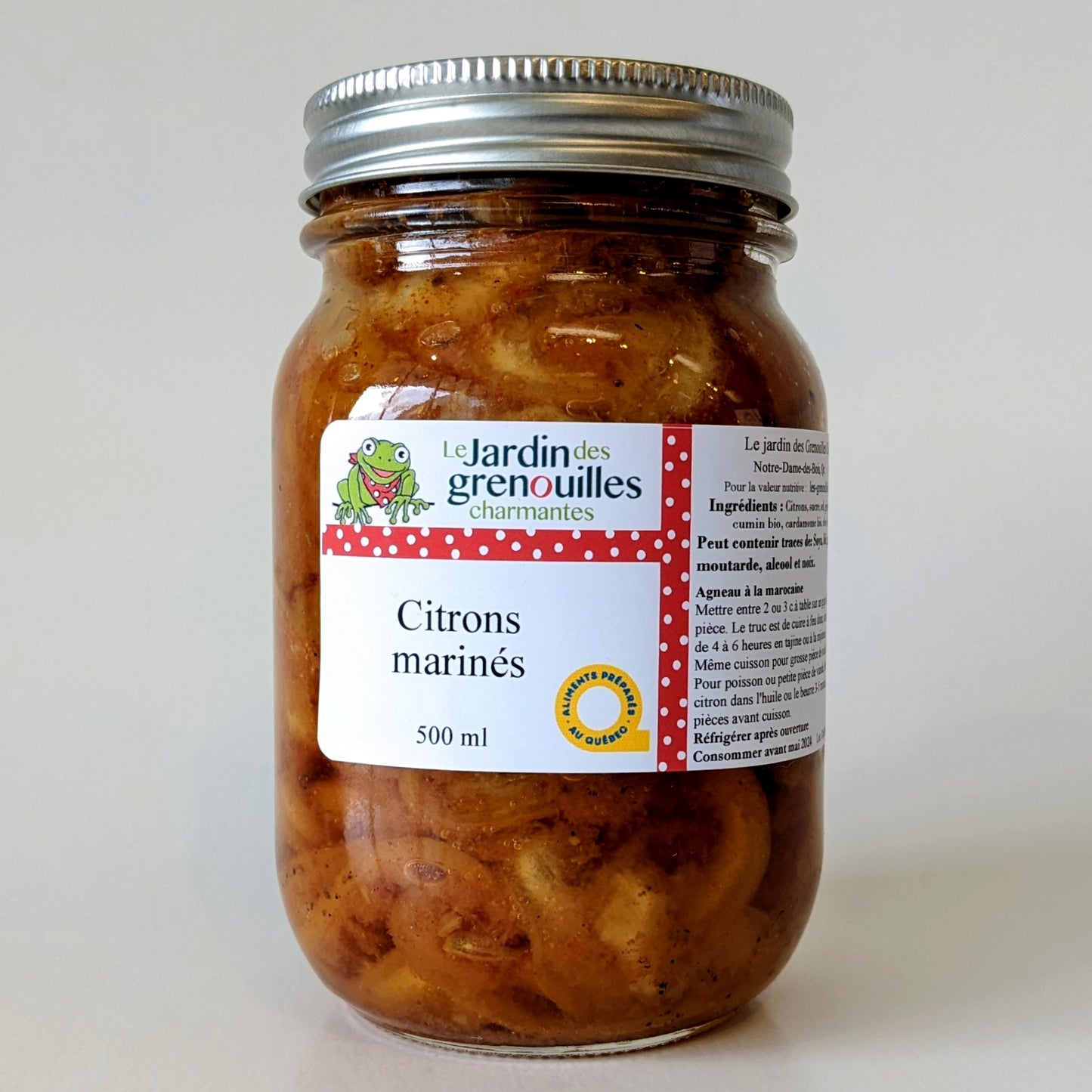Citrons marinés - Le Jardin des grenouilles charmantes