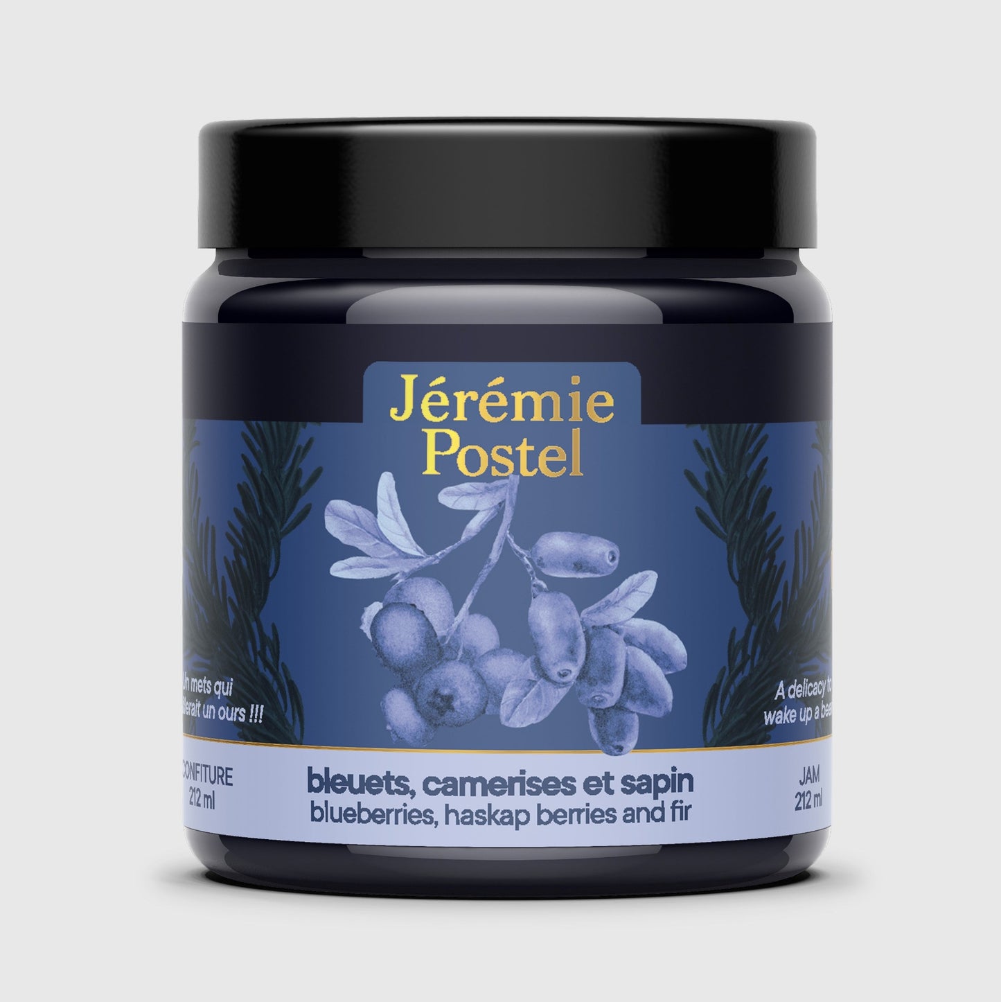 Confiture bleuets, camerises et sapin - Jérémie Postel
