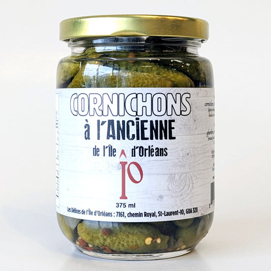 Cornichons à l'ancienne de l'Île d'Orléans
