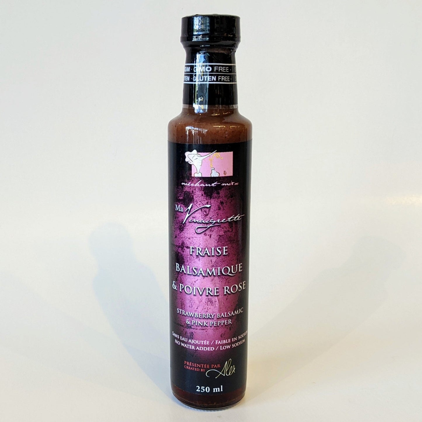 Vinaigrette Fraise balsamique et poivre rose - Méchant Mix