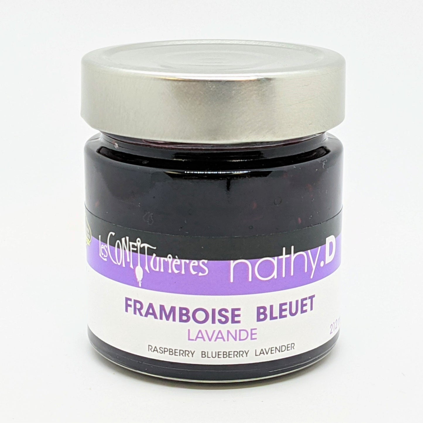 Confiture Framboise bleuet lavande
