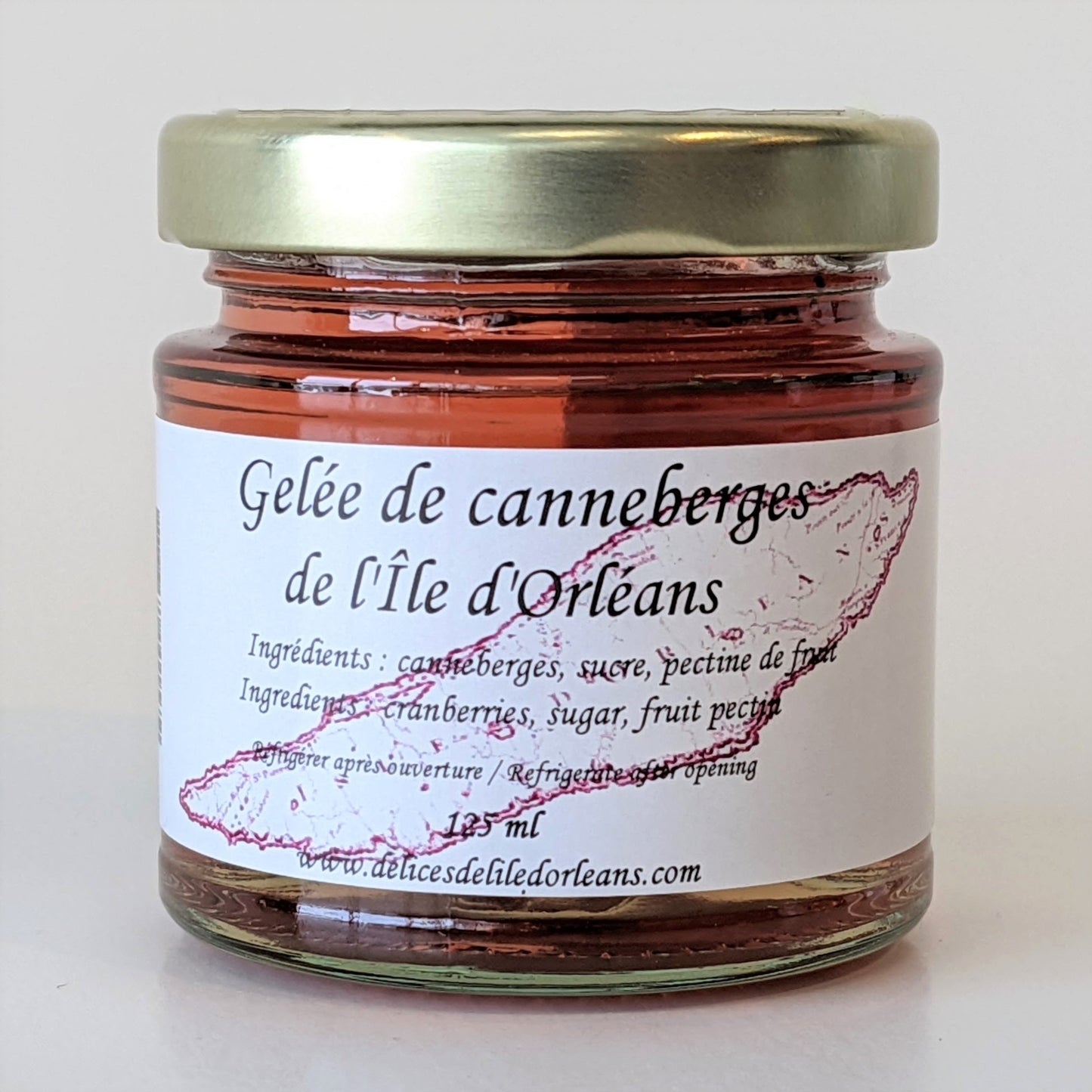 Gelée de canneberges de l'Île d'Orléans