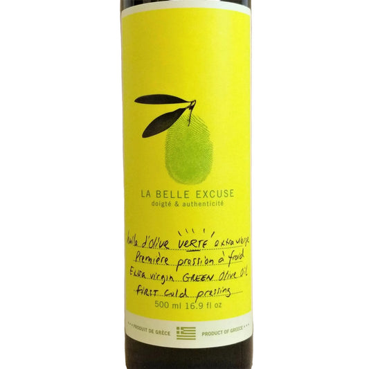 Huile d'olive verte La Belle Excuse