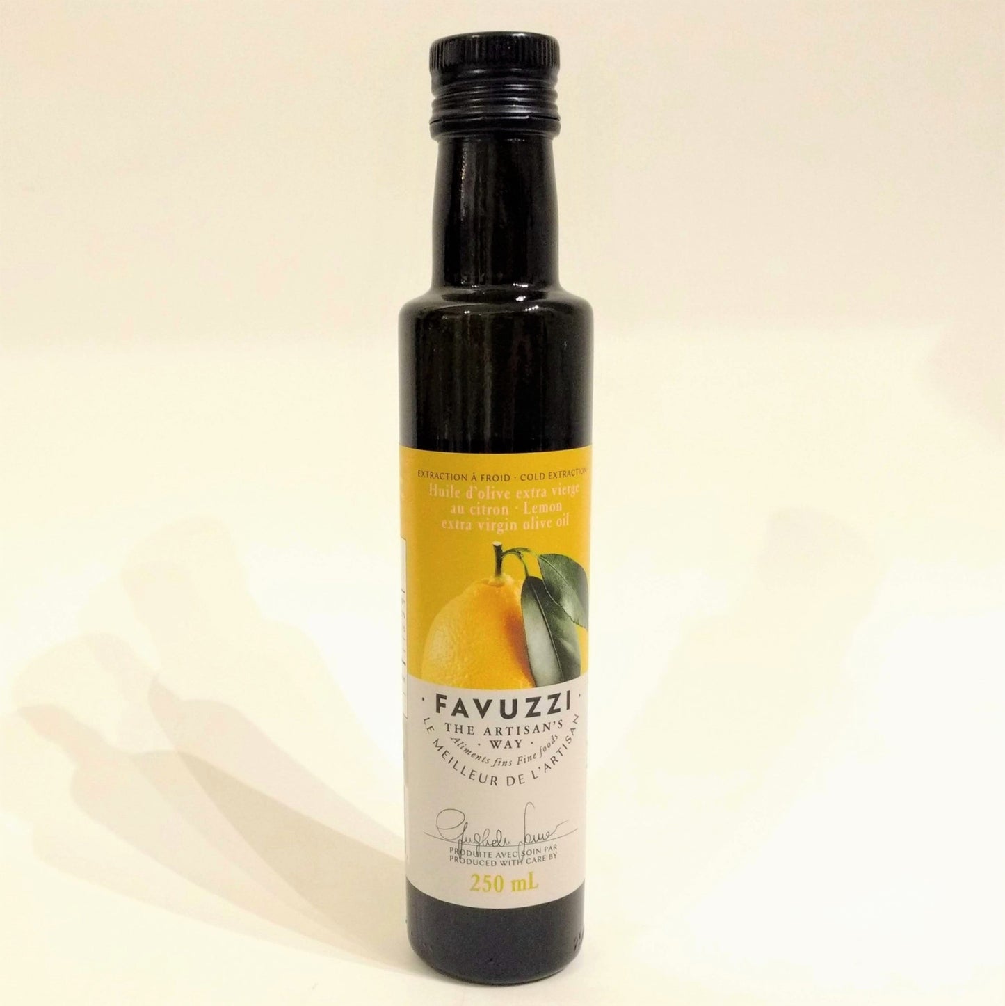 Huile d'olive extra vierge au citron