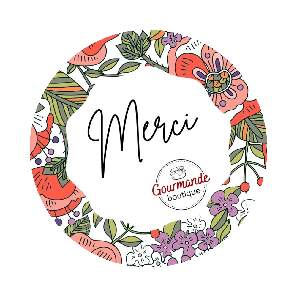 Décoration Merci pour coffret cadeau