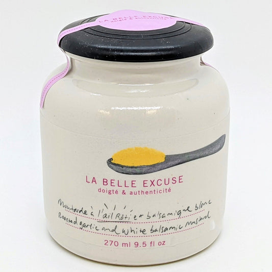 Moutarde à l’ail rôti et balsamique blanc